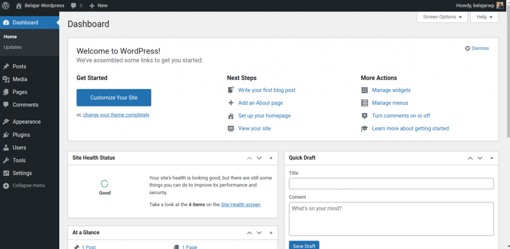 Cara Membuat Postingan Di Blog WordPress Self Hosted (Berbayar)